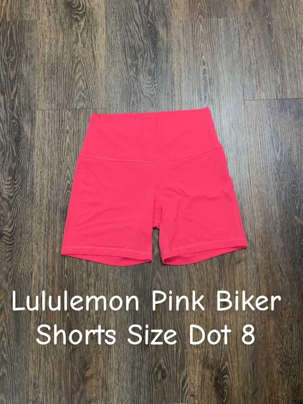 lululemon athletica Coral-Pink High-Rise Bike Shorts